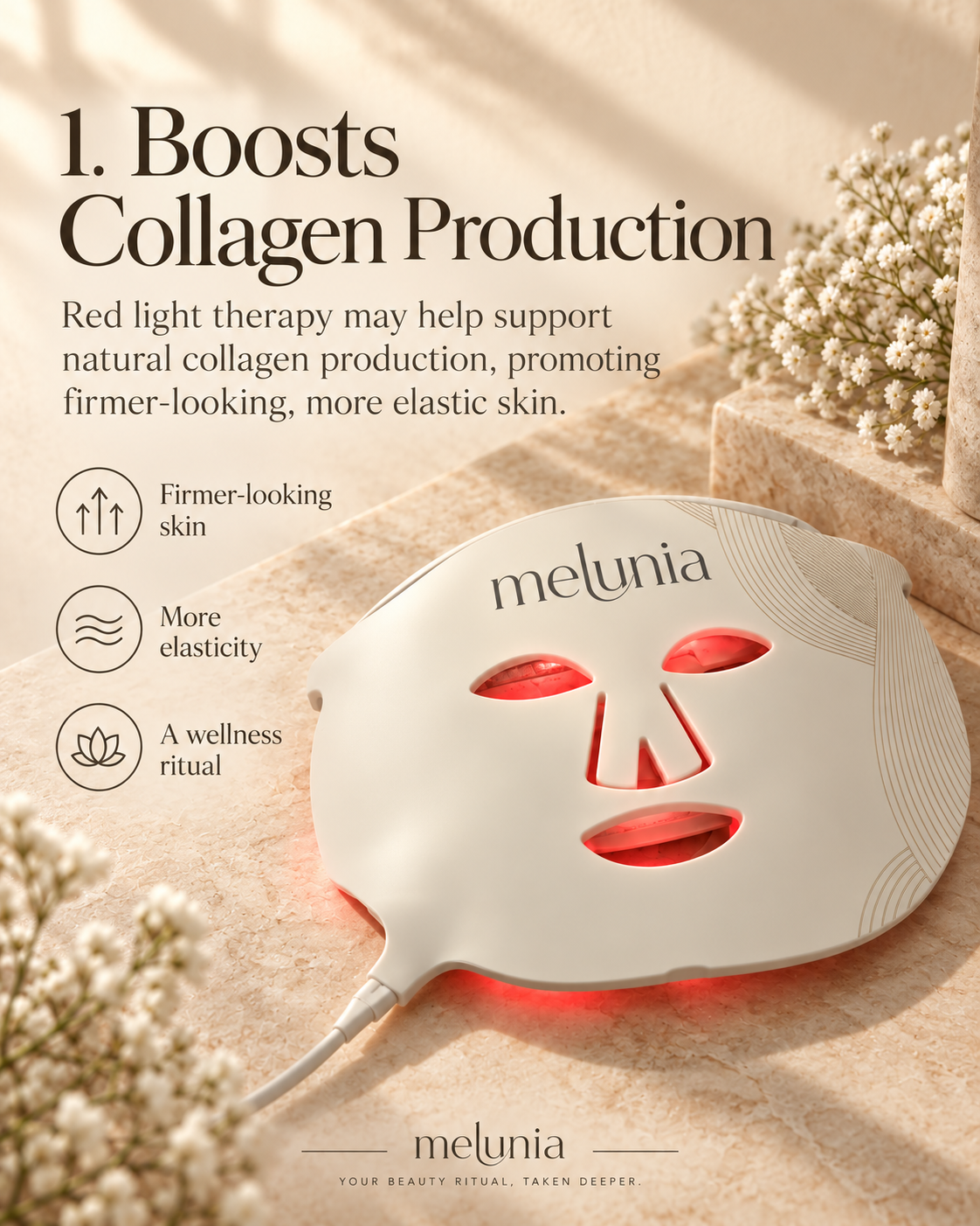 Melunia LED Facial Therapy Mask