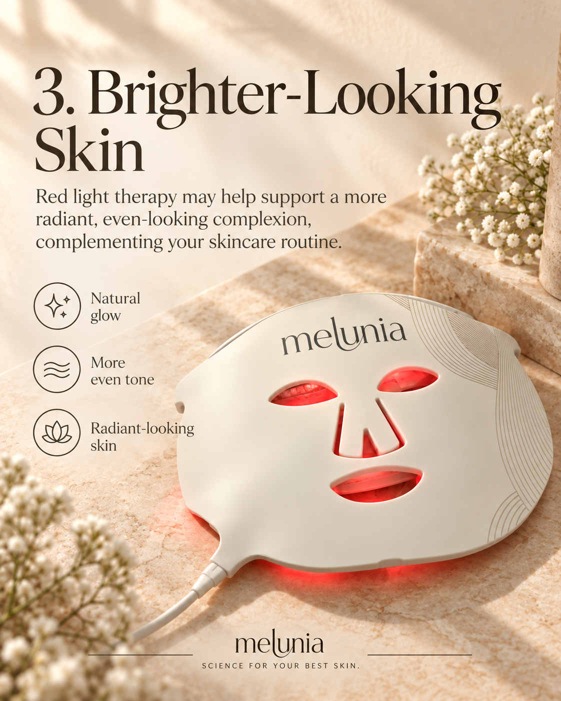 Melunia LED Facial Therapy Mask