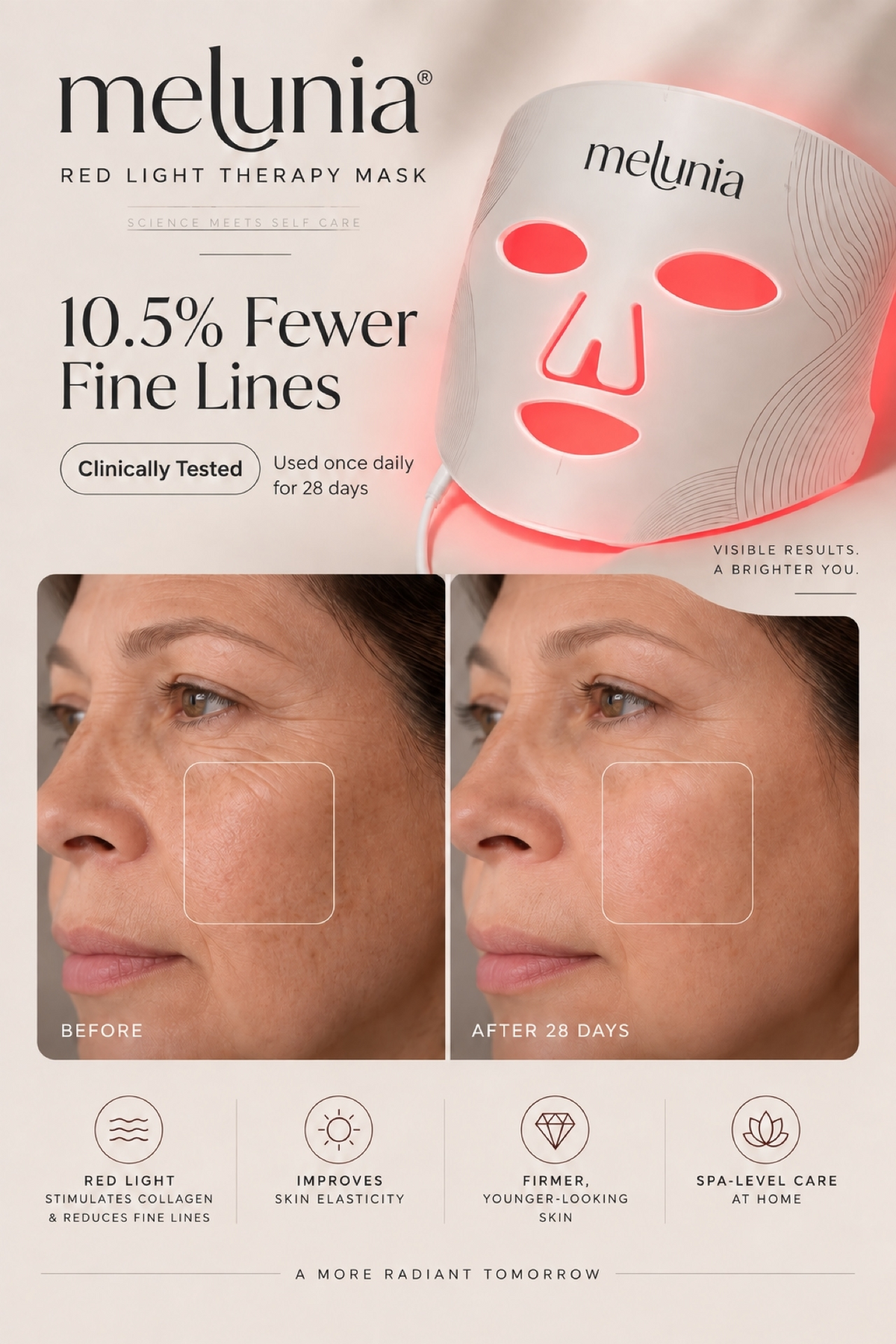 Melunia LED Facial Therapy Mask